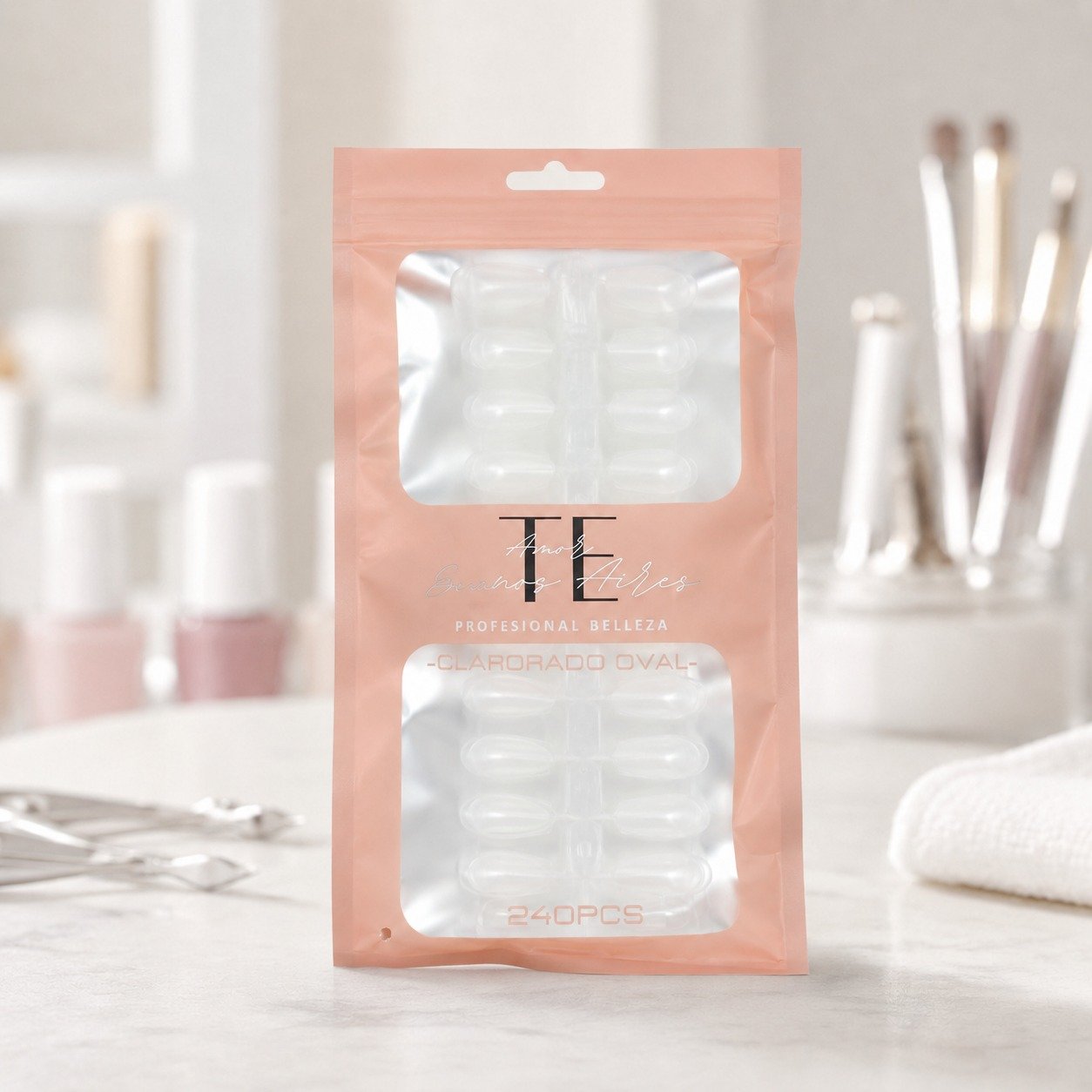 WhatsApp Image 2026-09-03 at 10.58.33 Tips Soft Gel Cuadrado Oval 240pcs TE - Imagen 1