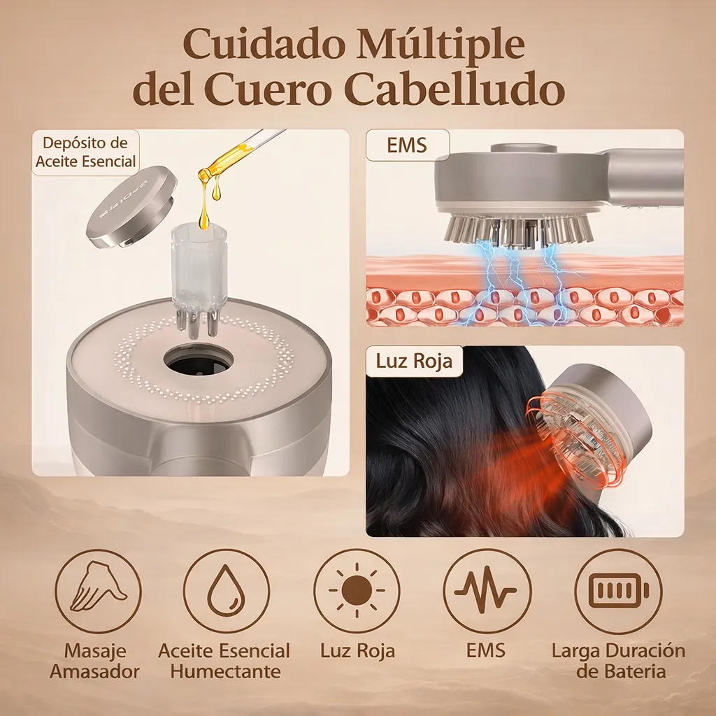 D_NQ_NP_2X_602399-MLA106093079485_012026-F Cepillo Masajeador Capilar Inteligente Crecimiento Cabello - Imagen 7