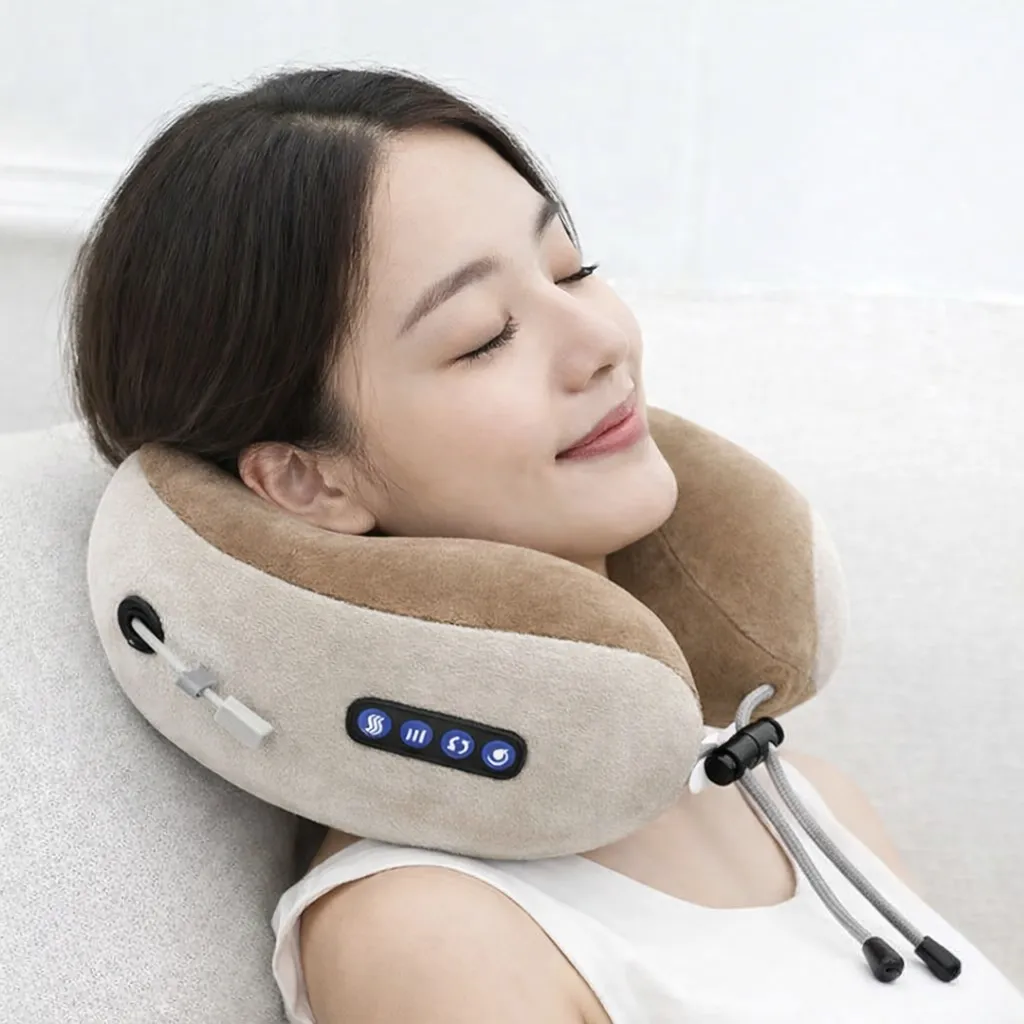 D_NQ_NP_2X_786269-MLA105318864522_012026-F Almohada Masajeadora De Cuello Recargable Usb Relax Portatil - Imagen 3