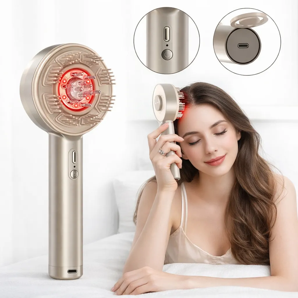 D_NQ_NP_2X_931660-MLA105496220200_012026-F Cepillo Masajeador Capilar Inteligente Crecimiento Cabello - Imagen 1