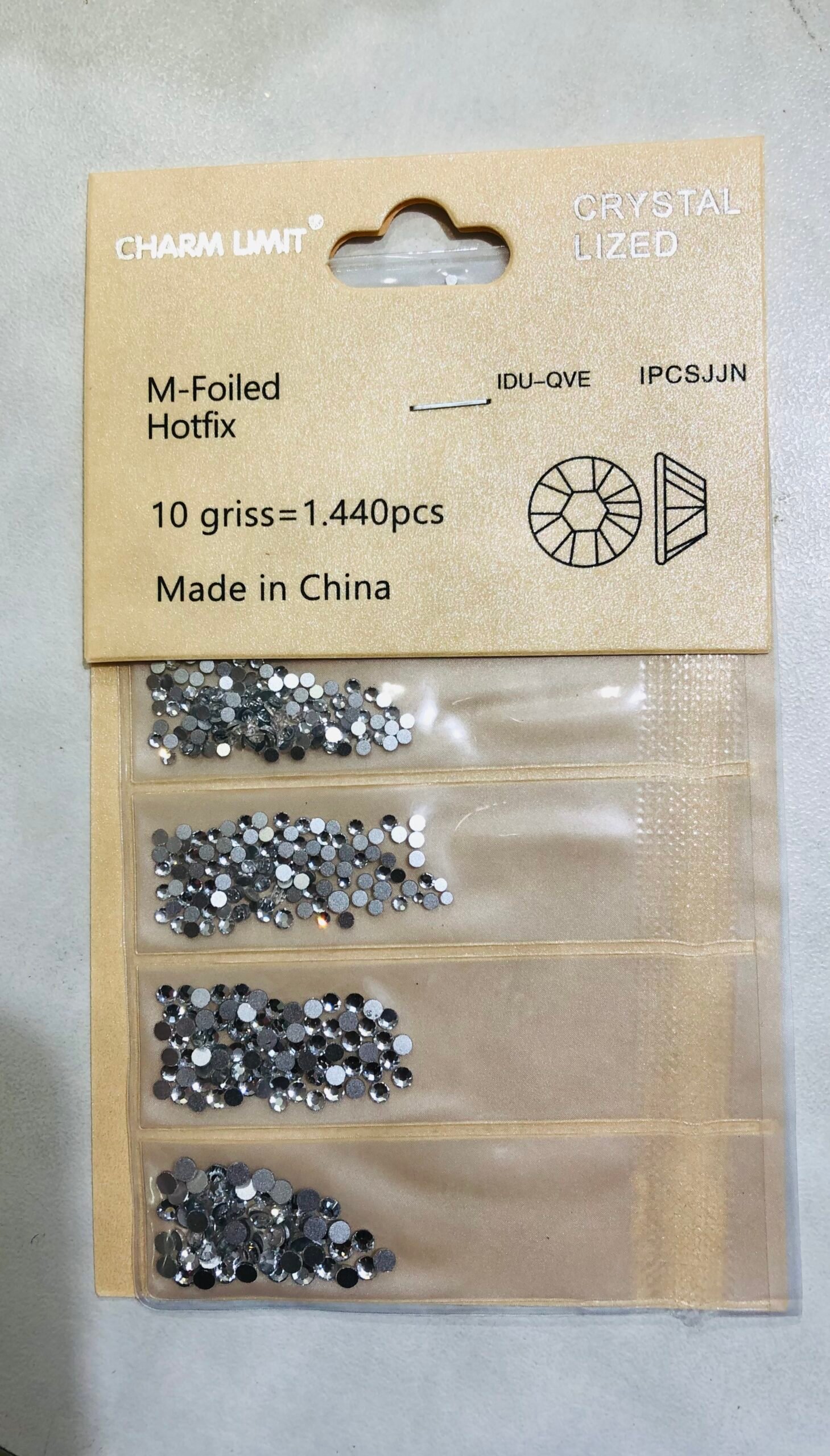 IMG_2120 (1) Strass Bolsa Plateado Charm Limit - Imagen 1